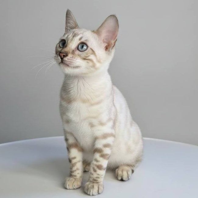 Wanda Bengal female, black spotted tabby pointed