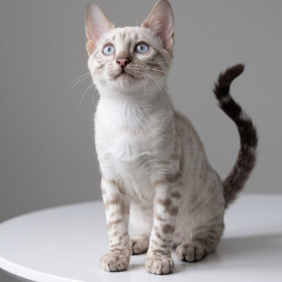 Wanda Bengal female, black spotted tabby pointed