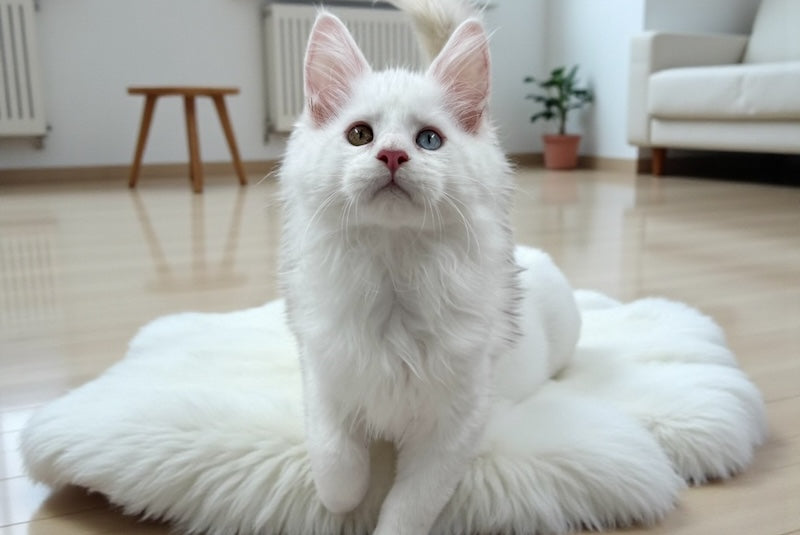 Daren Maine Coon male, white
