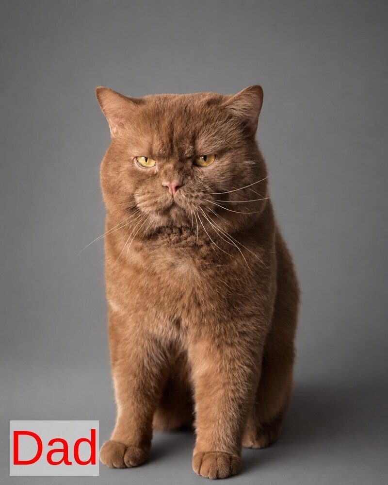 Ami British Shorthair female, fawn