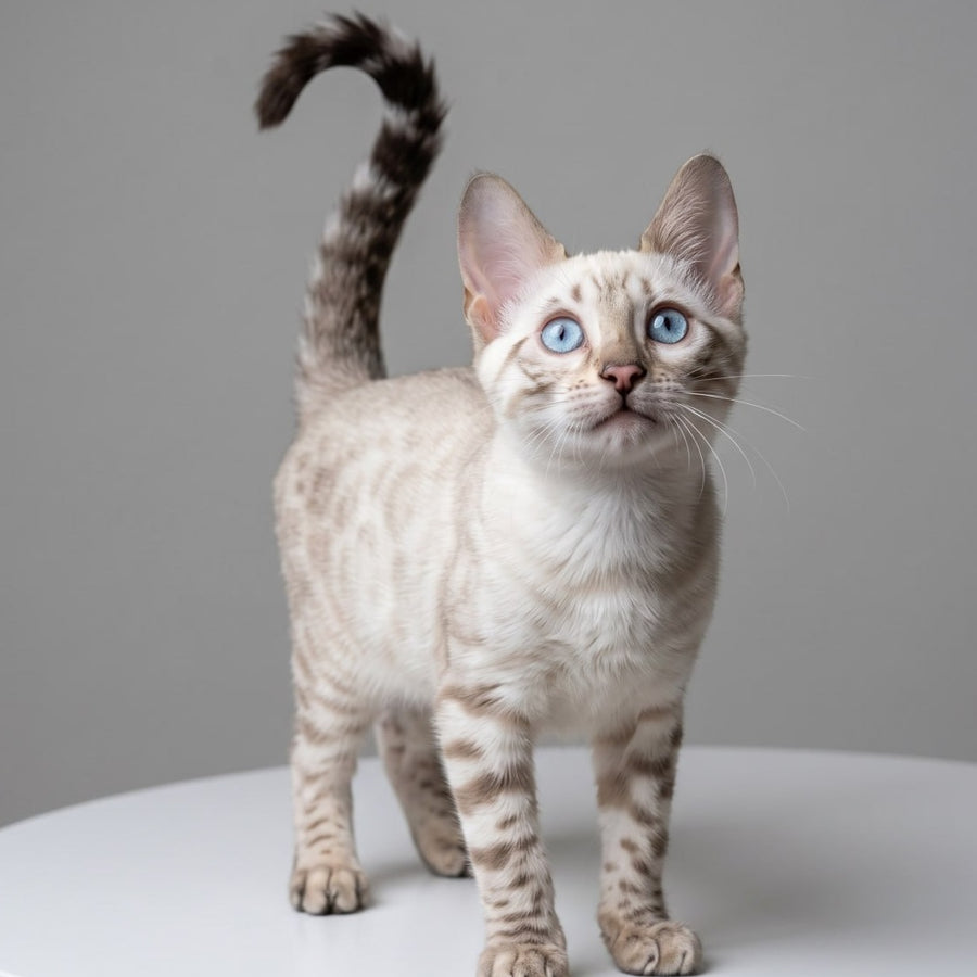 Wanda Bengal female, black spotted tabby pointed
