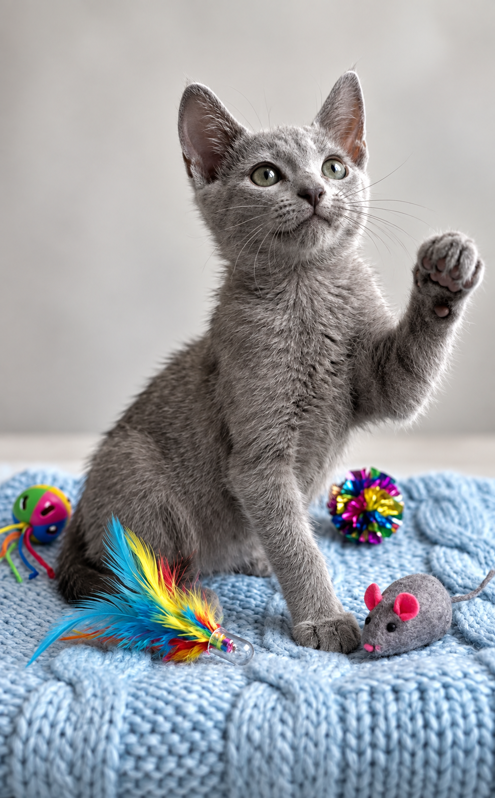 Senpolia Russian Blue female, blue