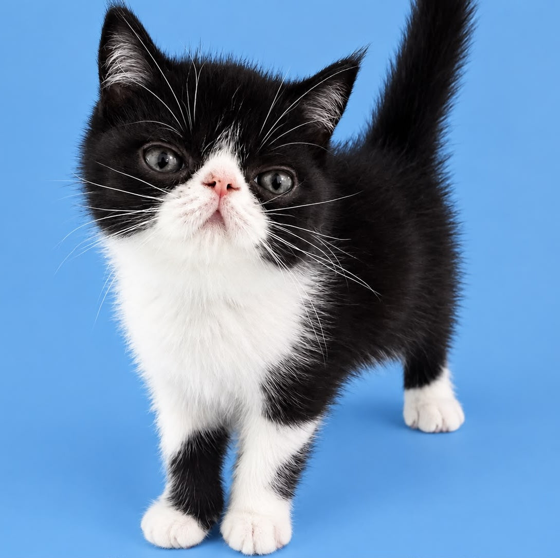 Penguin Exotic male, black with white
