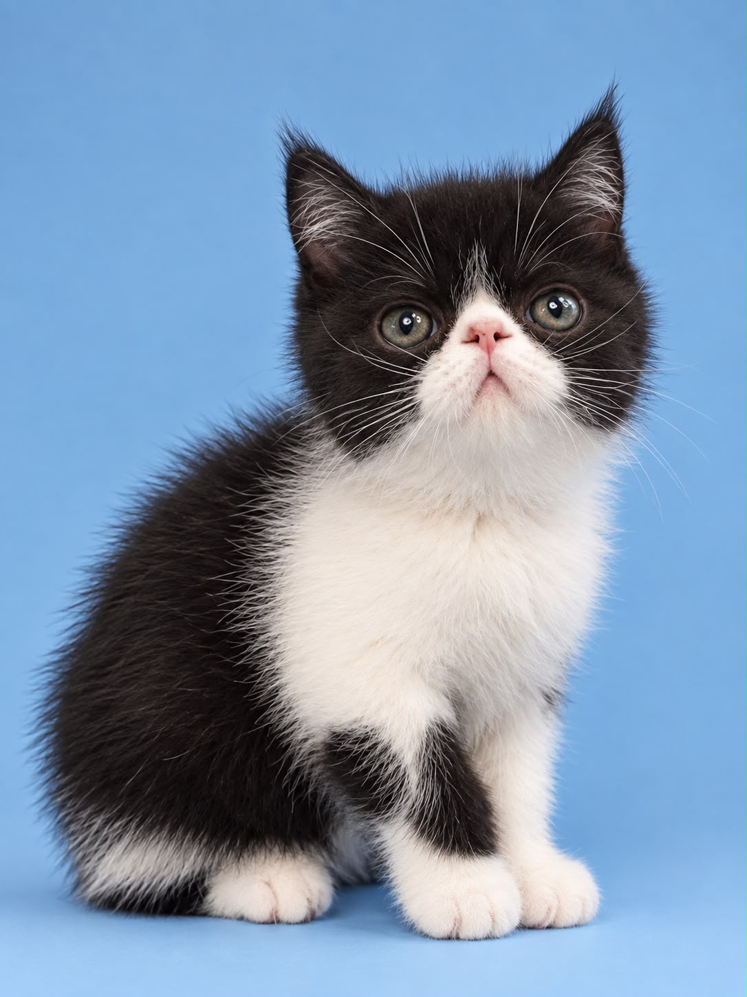 Penguin Exotic male, black with white