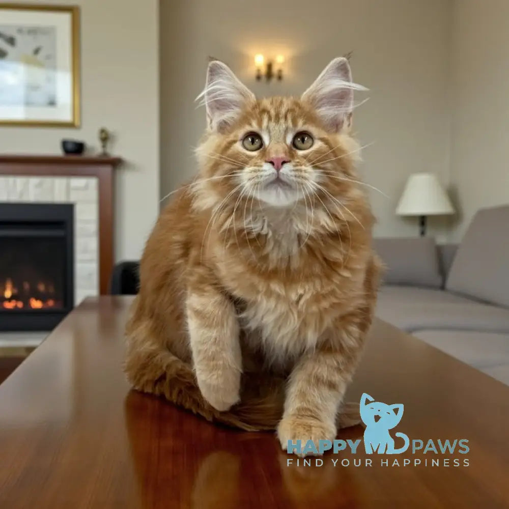 Brayan Maine Coon male red live animals