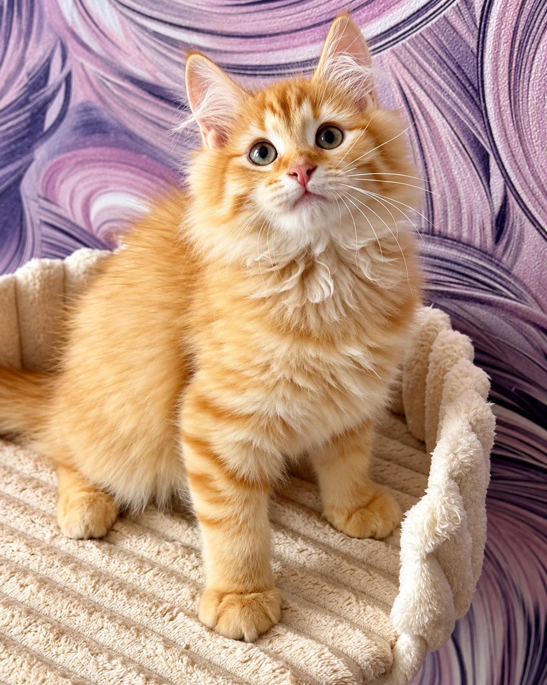 Leo Siberian male, red spotted tabby