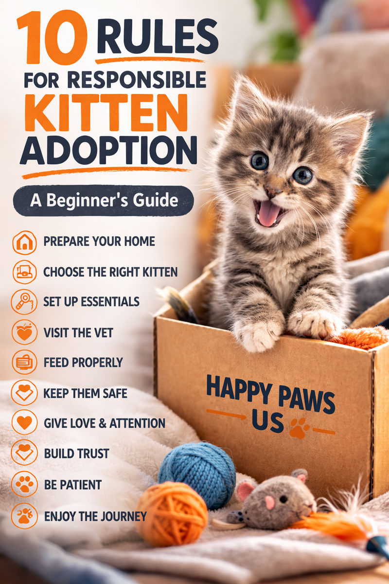 10 Rules for Responsible Kitten Adoption A Beginner’s Guide