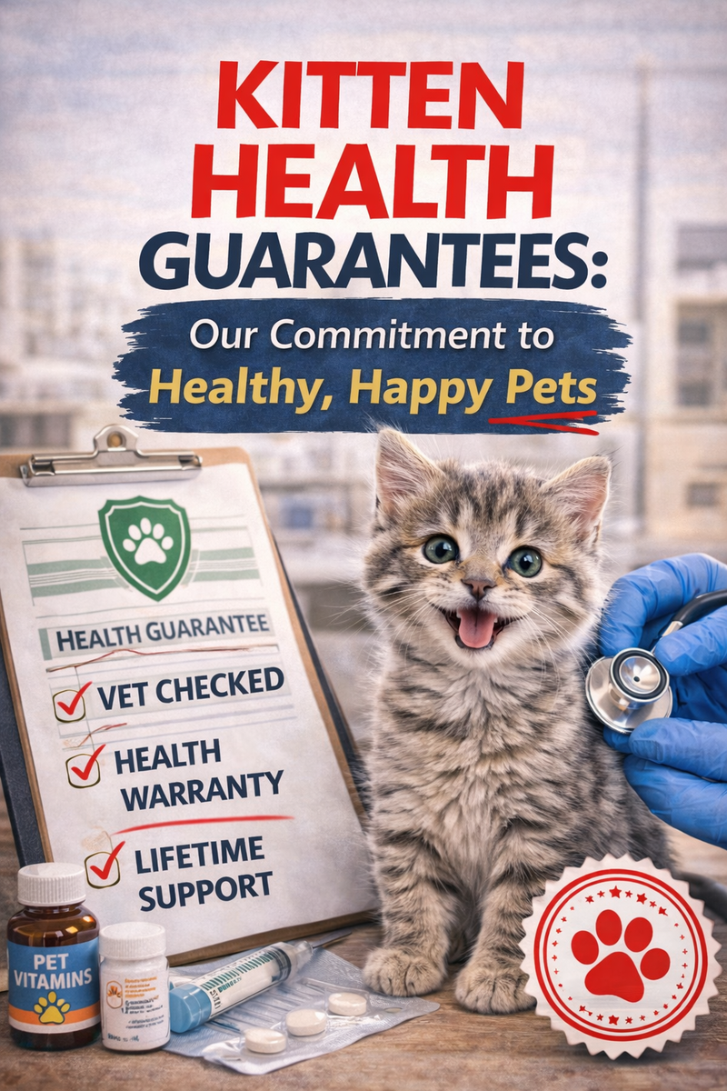 Kitten Health Guarantees: Our Commitment to Healthy, Happy Pets
