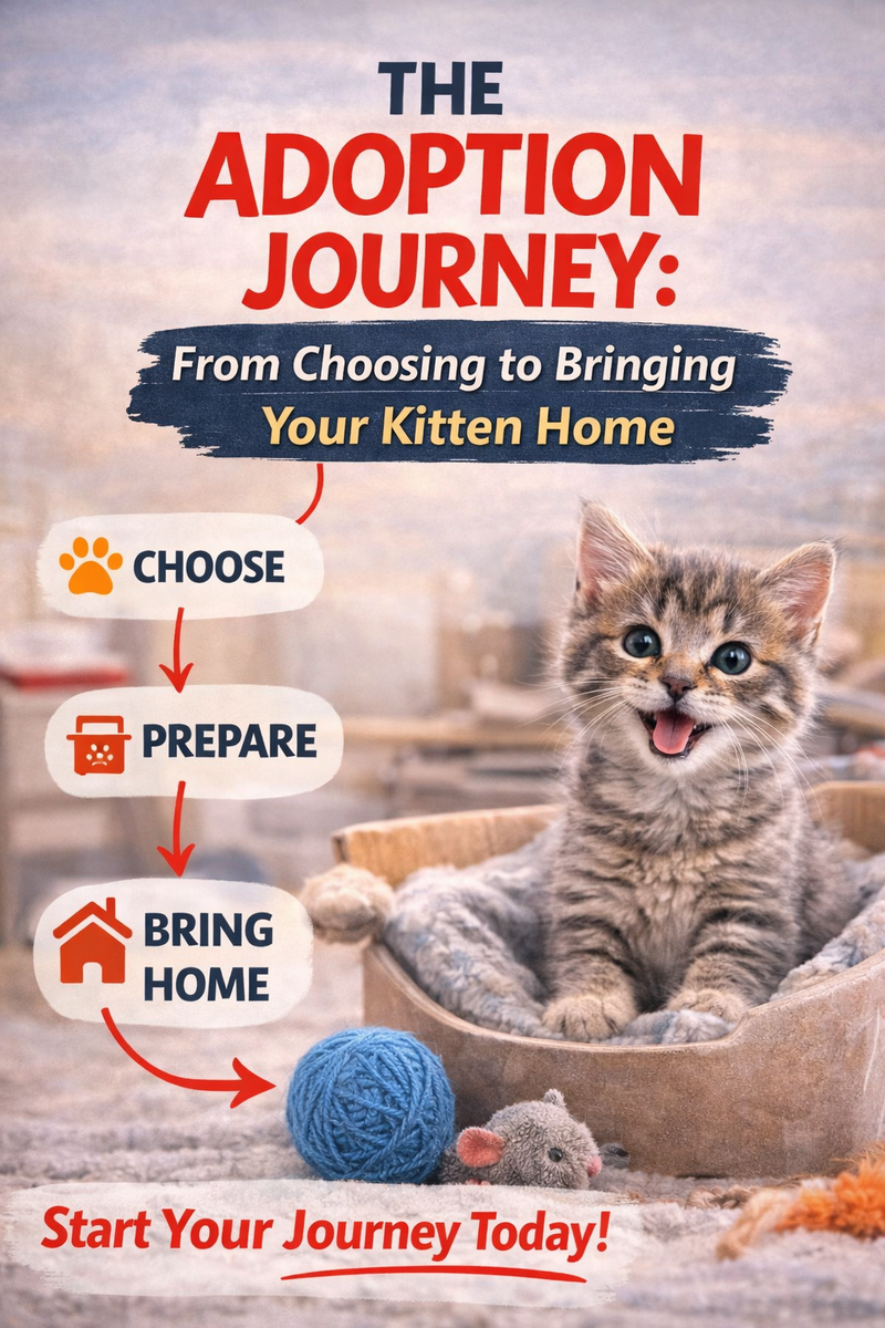 The Adoption Journey From Choosing to Bringing Your Kitten Home
