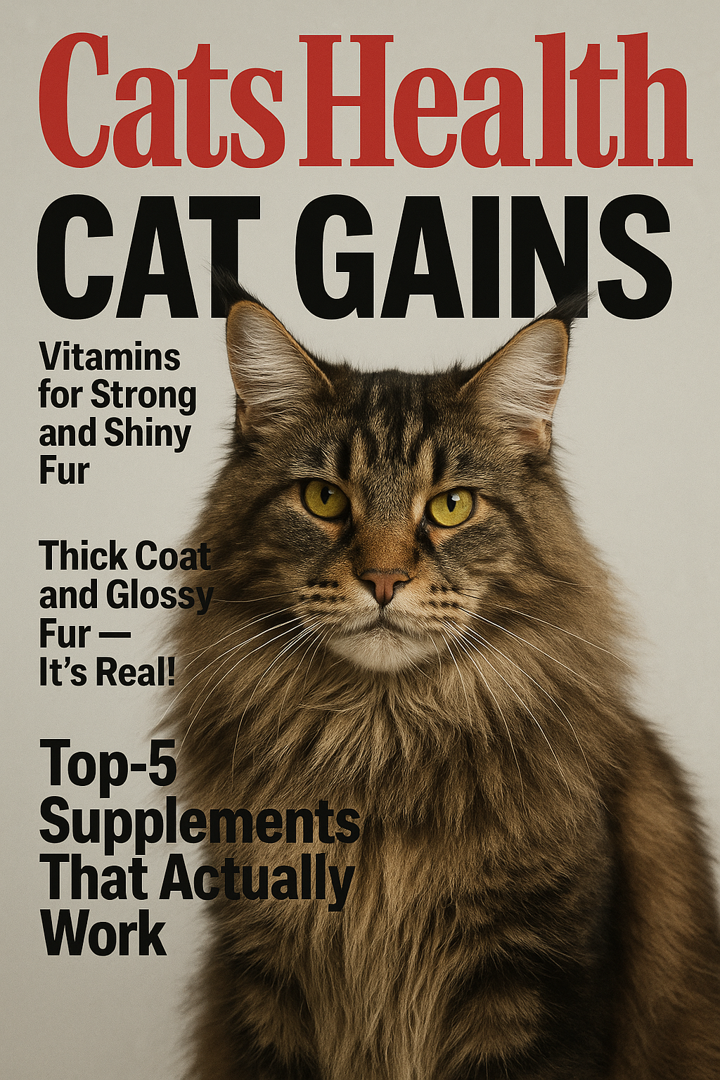 Vitamins & Supplements for a Healthy Cat Coat