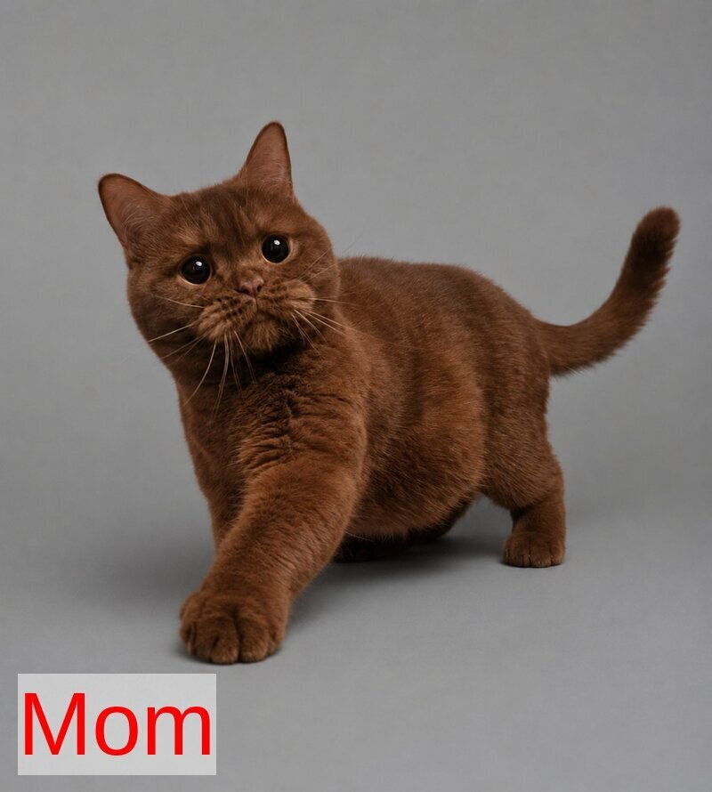 Atlas British Shorthair male, cinnamon