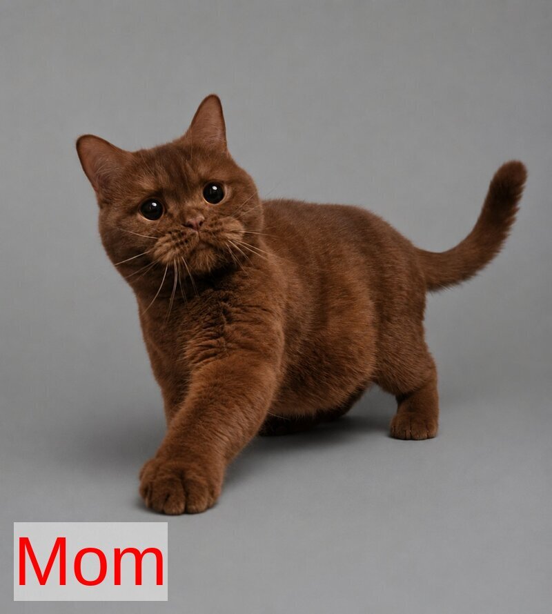 Angel British Longhair male, fawn