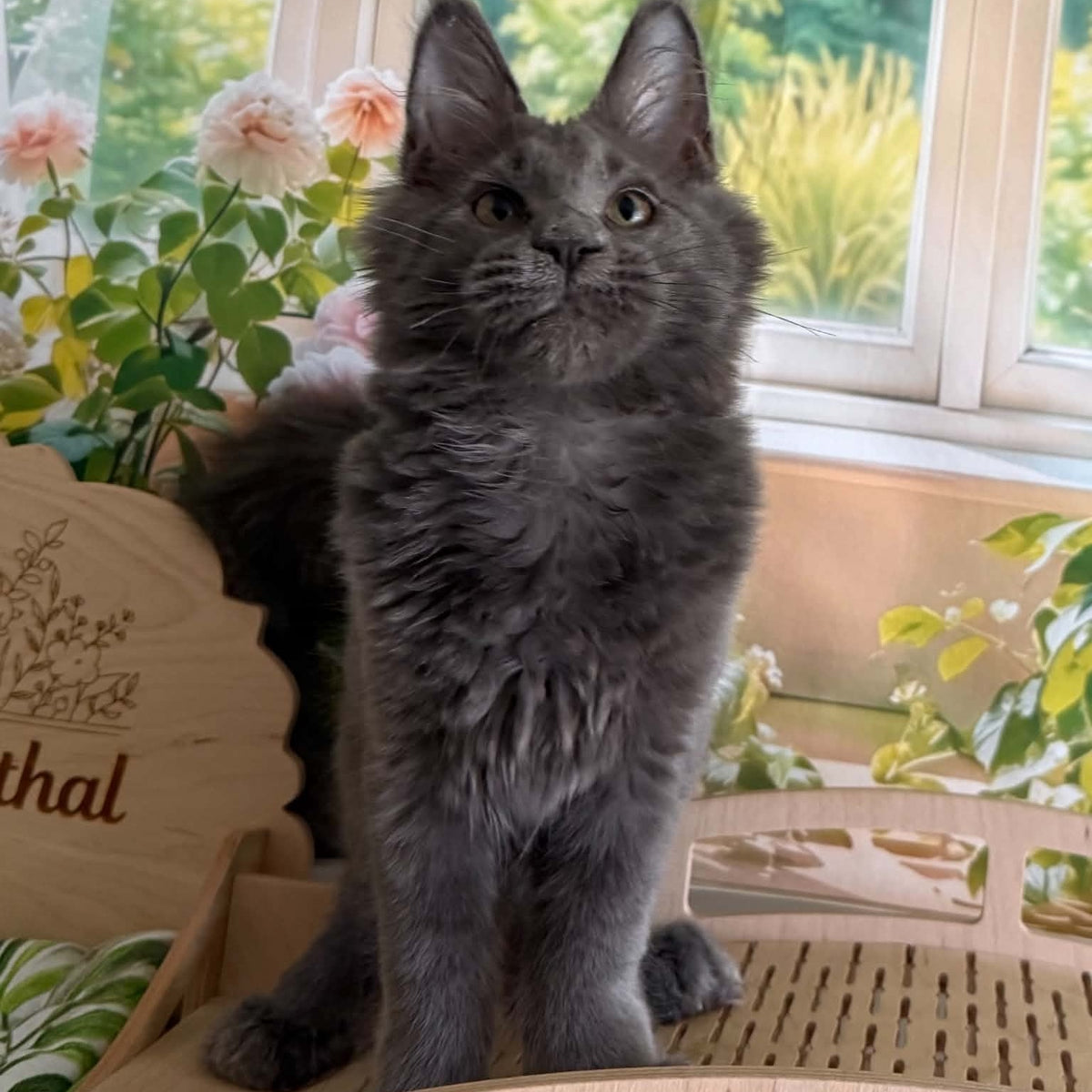 Yeremey Maine Coon polydactyl 6x6x6x6 male, blue
