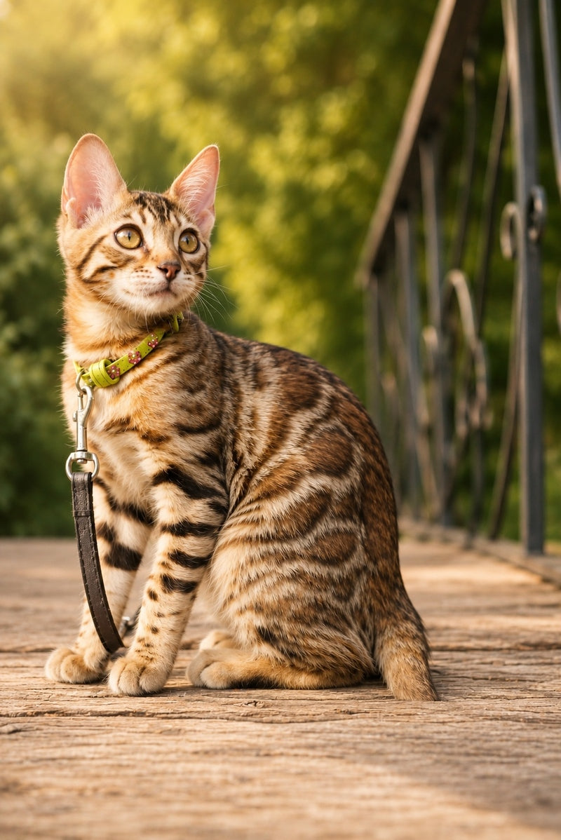 Mia Bengal female black spotted tabby - live animals
