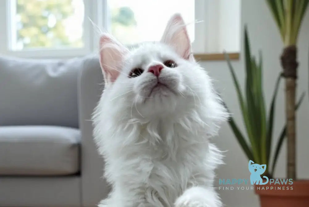 Darina Maine Coon female white live animals