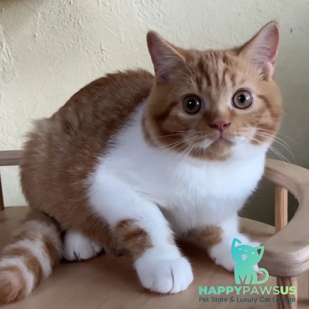 Demian British Shorthair male red bicolour - live animals