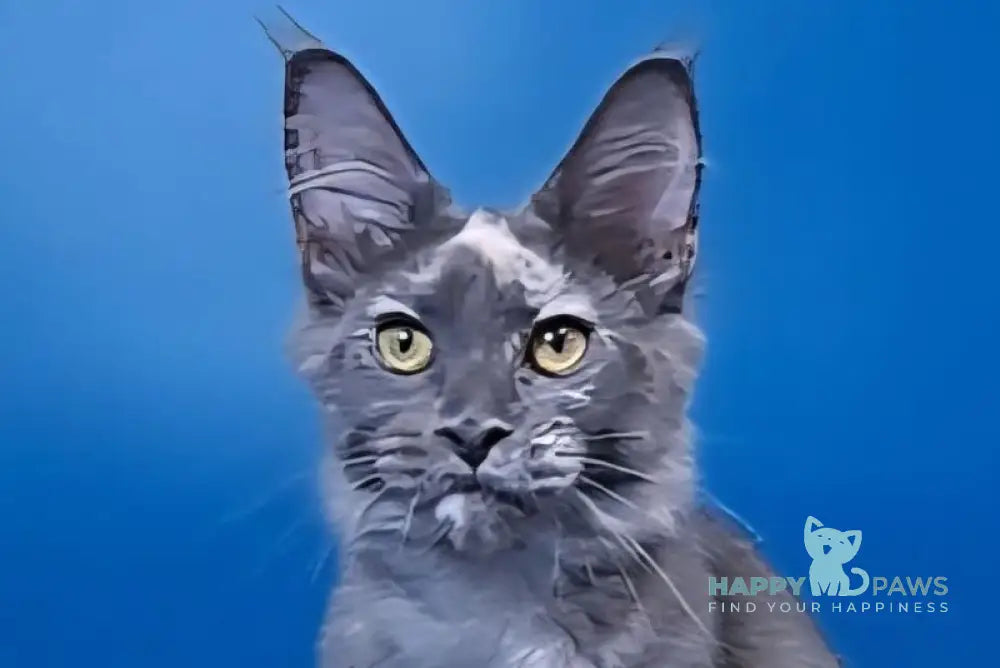 Infinity Maine Coon female blue tortie silver live animals