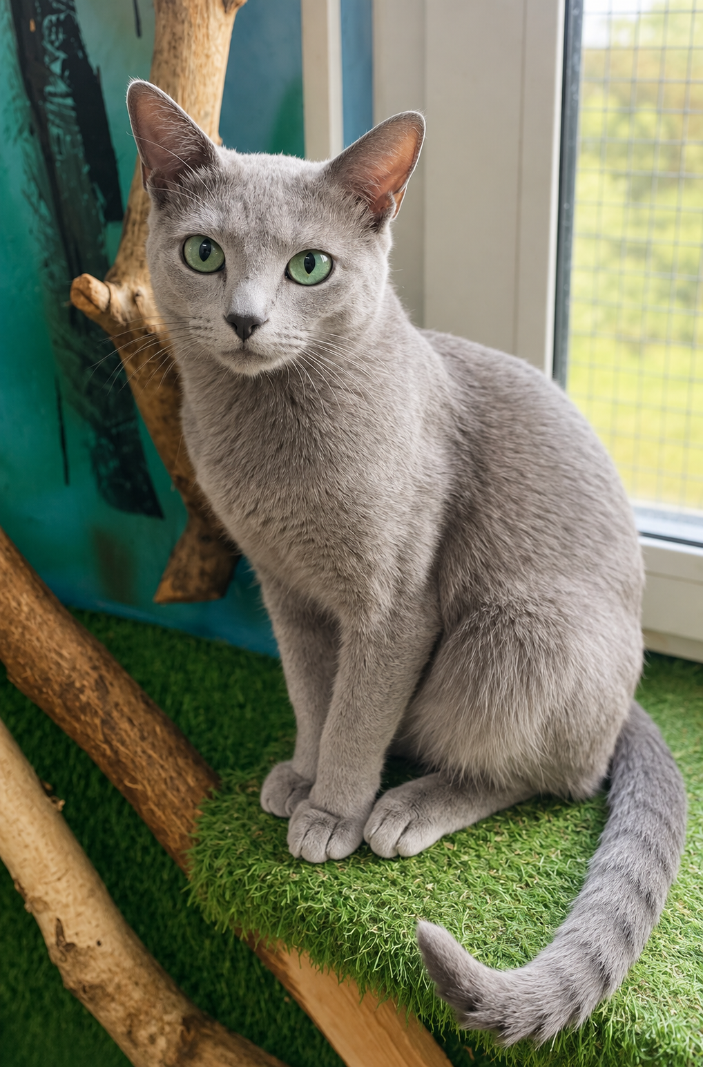 Senpolia Russian Blue female, blue