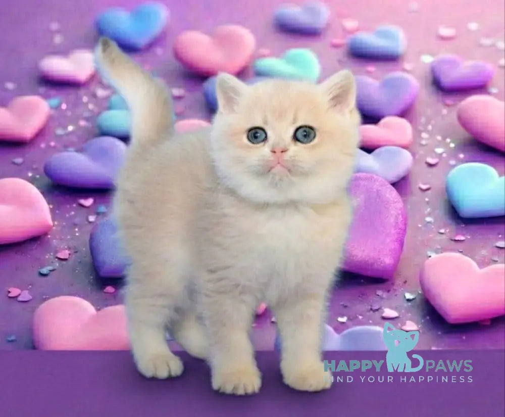 Ollie British Shorthair female blue golden chinchilla live animals