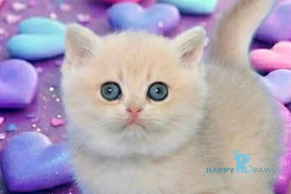 Ollie British Shorthair female blue golden chinchilla live animals