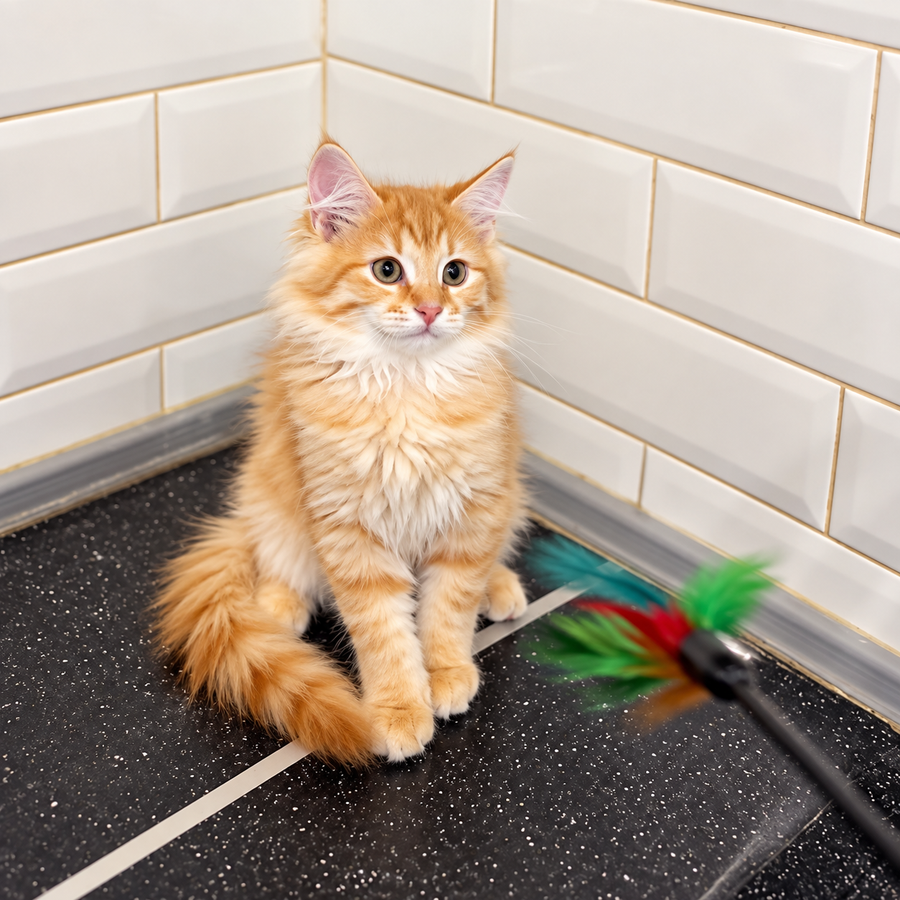 Leo Siberian male, red spotted tabby