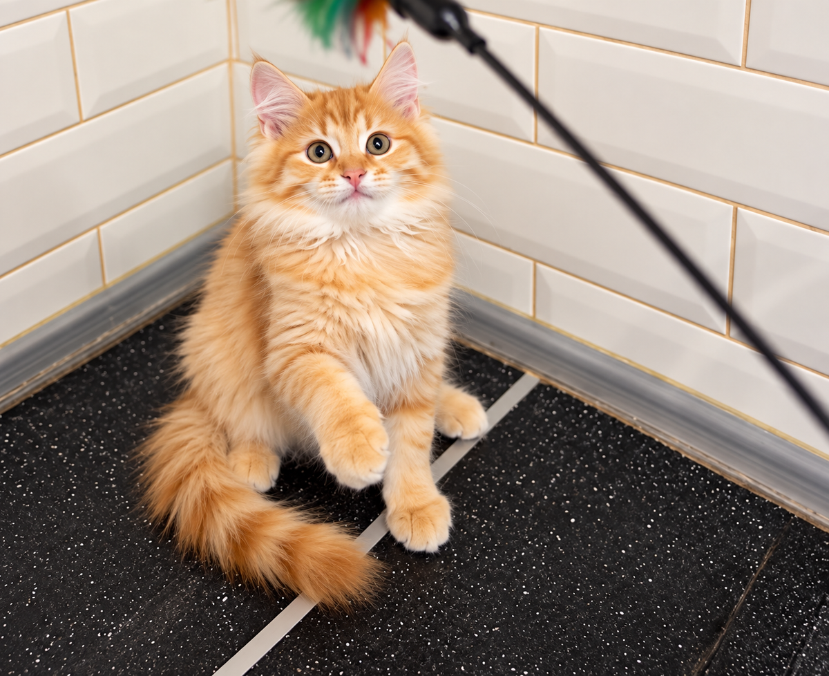 Leo Siberian male, red spotted tabby
